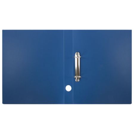 Папка на 2 кольцах STAFF 40мм синяя до 300 листов 0,5мм 1/5/10 (клиент)