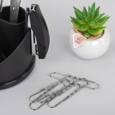 Скрепки 78мм 50шт оцикованные гофрированные BRAUBERG 1/10/100 (Клиент)