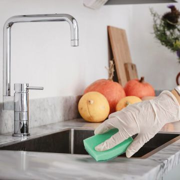 Губка для посуды (10шт) 96х64х27мм ЛАЙМА 1/36