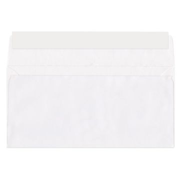 Конверты Е65 110х220мм 80 г/м2 отрывная полоса STRIP белые 1000/1000