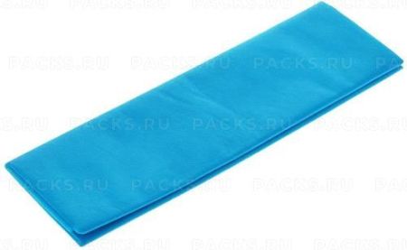 Скатерть нетканный материал 120х160см голубая 1/50