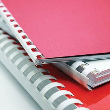 Пружины пласт. д/переплета BRAUBERG, КОМПЛЕКТ 100шт, 6 мм (для сшивания 10-20л), белые 1/20