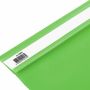 Папка скоросшиватель с прозр верхн лист BRAUBERG А4 салатовый 1/25