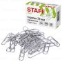 Скрепки 28мм 100шт оцинкованные STAFF 1/10/300