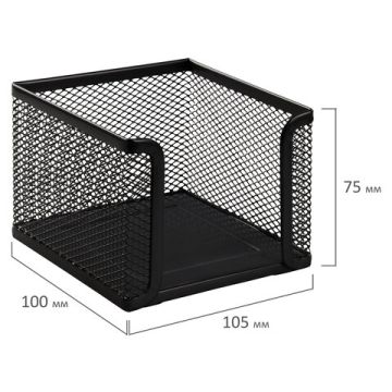 Набор настольный из металла 4 предмета черный Germanium BRAUBERG 1/10