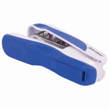 Степлер №10 до 12л бело-синий эргономичный JET PRO BRAUBERG 1/12 (клиент)