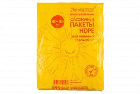 Пакет фасовочный Евро (30х40)-8 1,6г Ромашка проф (500) 1/10