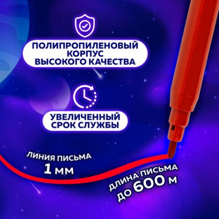 Фломастеры 12цв вентилируемый колпачок Пифагор 1/12