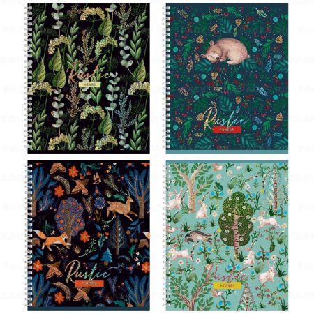 Тетрадь 96л А5 клетка гребень Rustic BG 1/4/24