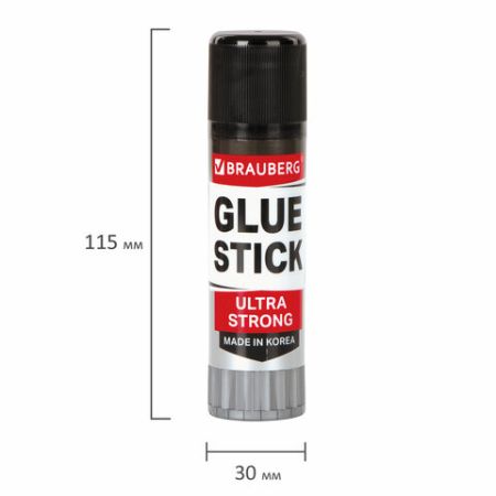 Клей-карандаш 36г усиленная формула BRAUBERG 1/12/360