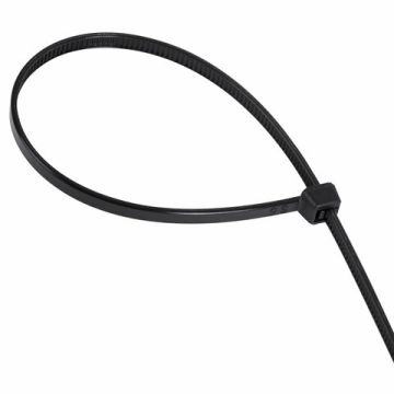 Хомуты (стяжки), нейлоновые, 4 мм х 300 мм, комплект 100 шт., PROCONNECT, черные 57-0301  (Клиент)