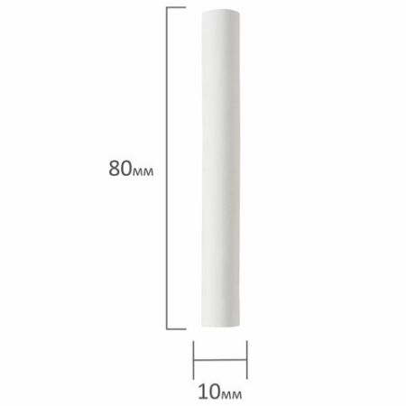 Мелки школьные белые 100шт  круглый мягкий АКАДЕМИЯ BRAUBERG 100/800