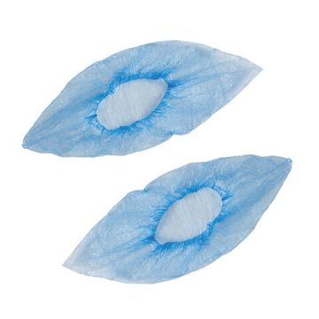 Чехол для обуви бахилы ЛАЙМА ЭКОНОМ (50пар) 39х15 20мкм 2,5гр ПНД 1/40 (Клиент)