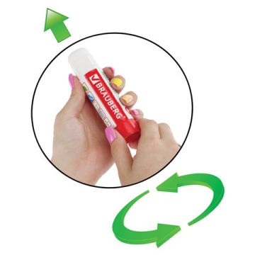 Клей-карандаш 40г BRAUBERG 1/12/288 (Клиент)