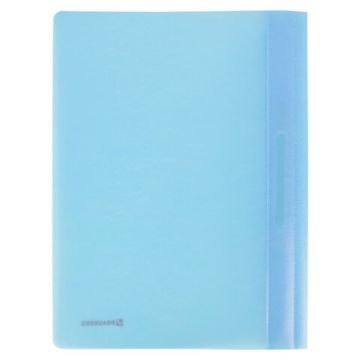 Папка скоросшиватель с прозр верхн лист BRAUBERG А4 аквамарин 1/25 (Клиент)