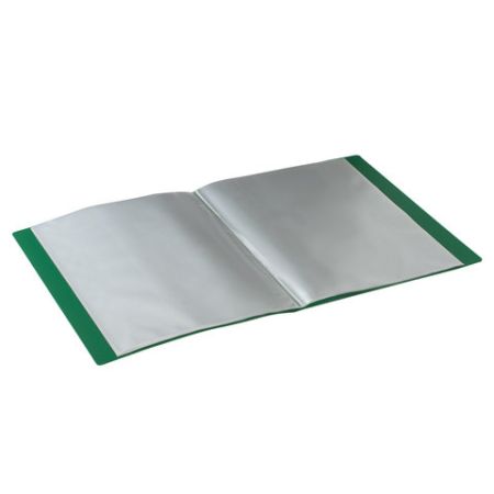 Папка  60 вклад. STAFF, зеленая, 0,5мм, 225707