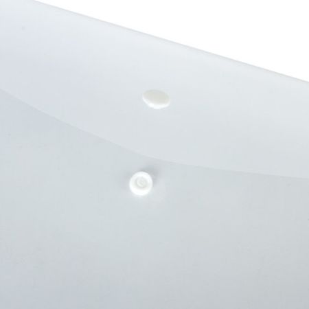 Папка-конверт с кнопкой BRAUBERG, А4, до 100 л, прозрачная, 0,15мм 1/15/90