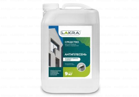 Средство жидкое 9л для удаления плесени Лекра 1/1