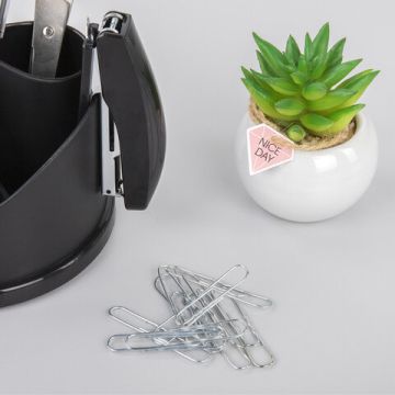 Скрепки 50мм 50шт оцинкованные гофрированные BRAUBERG 1/10/300 (Клиент)