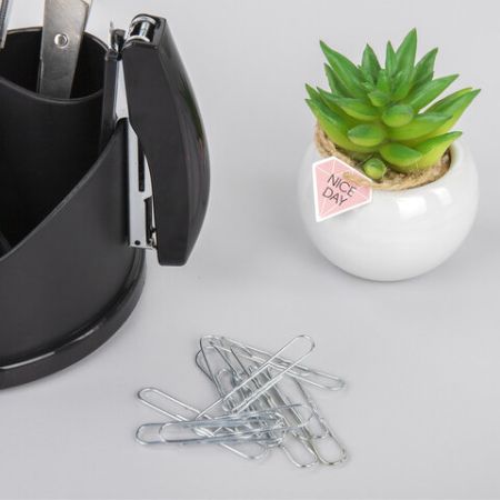 Скрепки 50мм 50шт оцинкованные гофрированные BRAUBERG 1/10/300 (Клиент)