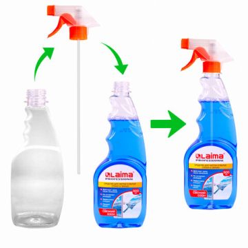 Средство для мытья стекол и зеркал 500мл сменный блок Свежий озон LAIMA Professional 1/12