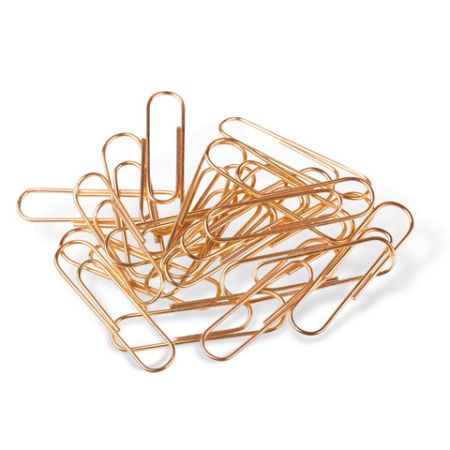 Скрепки 28мм 100шт золотистые BRAUBERG 1/10/300 (клиент)