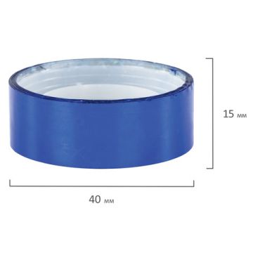 Клейкие ленты 15мм х 5м декоративные 6шт ассорти №1 блистер  ОСТРОВ СОКРОВИЩ 1/20/160