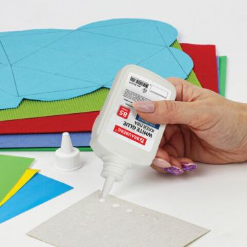 Клей ПВА 85г бумага картон дерево BRAUBERG 1/50