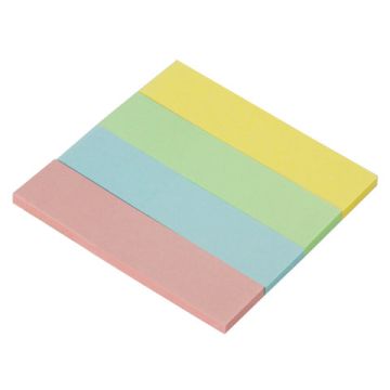 Закладки клейкие бумажные 50х12мм 4цв.х25л пастель STAFF 1/48/768 (Клиент)