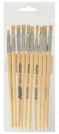 Кисть щетина плоская №8 Silwerhof 1/10