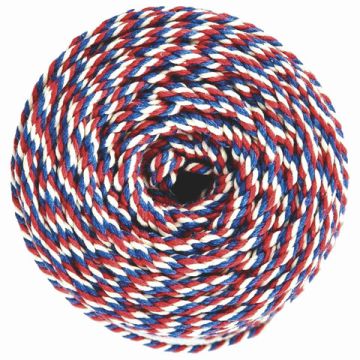 Нить х/б для прошивки документов ТРИКОЛОР диам 1,6 мм длина 120м смен.блок BRAUBERG 1/30 (клиент)