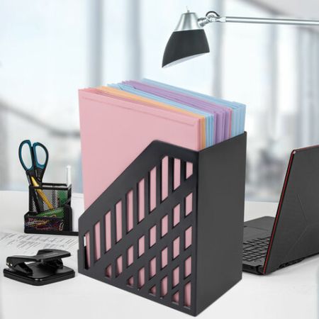 Лоток вертикальный для бумаг 250х160х290мм черный ULTRA Brauberg 1/8 (Клиент)