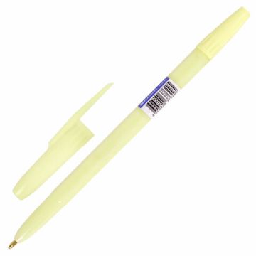 Ручка шариковая синяя узел 1мм линия 0,5мм РОССИЯ CARINA 1/36