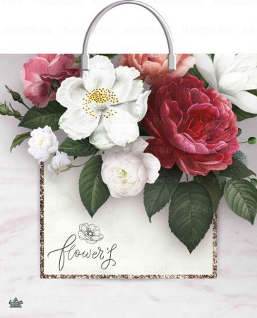 Пакет с пластмассовыми ручками (36х37)-100 Симпатия Тико 10/100