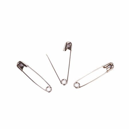 Булавки английские 32мм никелированные 50шт BRAUBERG 1/40/400 (Клиент)