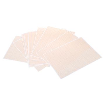 Бумага масштабно-координатная А4 оранжевая 10л STAFF 1/100 (клиент)