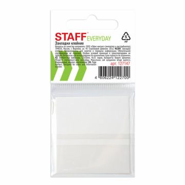 Закладки клейкие бумажные 50х12мм 4цв.х25л пастель STAFF 1/48/768 (Клиент)