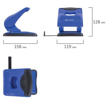 Дырокол на 40листов металлический большой Brauberg JET PRO 1/6/24 (клиент)