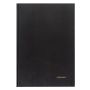 Книга учета 96л 200х290мм клетка  бумвинил черная BRAUBERG 1/10