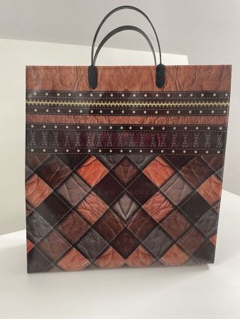 Пакет с пластмассовыми ручками (35х36+10) Стиль 10/50