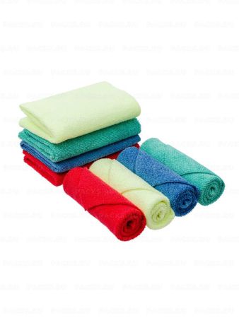 Салфетка микрофибра (40х40) универсальная оверлок синий ОС 50/800