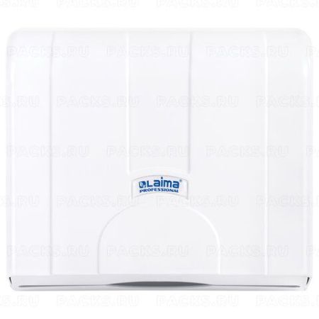 Диспенсер для полотенец LAIMA PROFESSIONAL (Система Н2) Z-сложения белый ABS 1/20 
