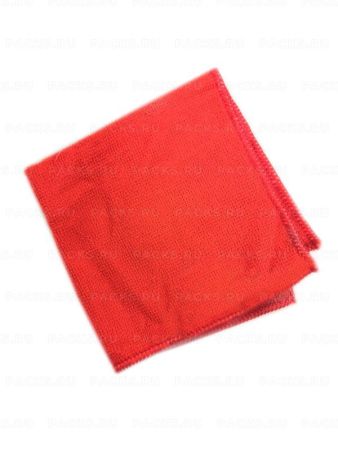 Салфетка микрофибра (30х30) универсальная красный ОНМ 10/400