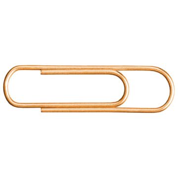 Скрепки 28мм 100шт золотистые BRAUBERG 1/10/300 (клиент)