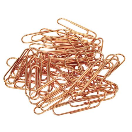 Скрепки 28мм 100шт омедненные BRAUBERG 1/10/300 (клиент)