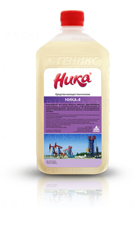 Средство жидкое 1л НИКА-4 моющее техническое 1/12