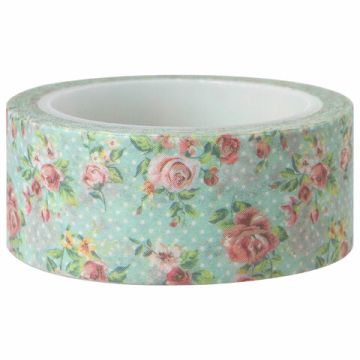 Клейкая лента для декора 15ммх5м ассорти, в дисплее, рисовая бумага ОСТРОВ СОКРОВИЩ 1/32