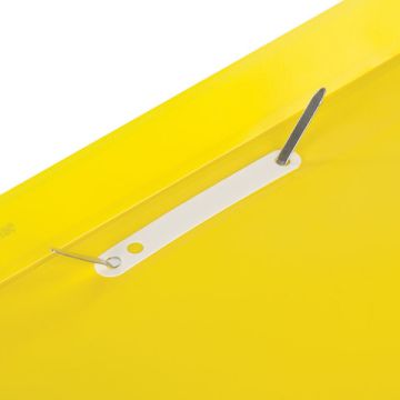 Папка скоросшиватель с прозр верхн лист BRAUBERG, А4, 140/180 мкм, желтый 1/10/400