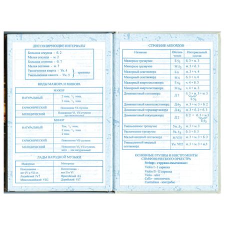 Дневник для музыкальной школы 48л твердый, BRAUBERG, выборочный лак, Симфония, 103601