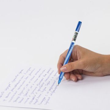 Ручка шариковая синяя игольчатый узел0,6мм линия 0,3мм STAFF CANDY NEON 1/50